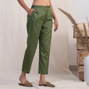 Akiso Green Cigarette Pant