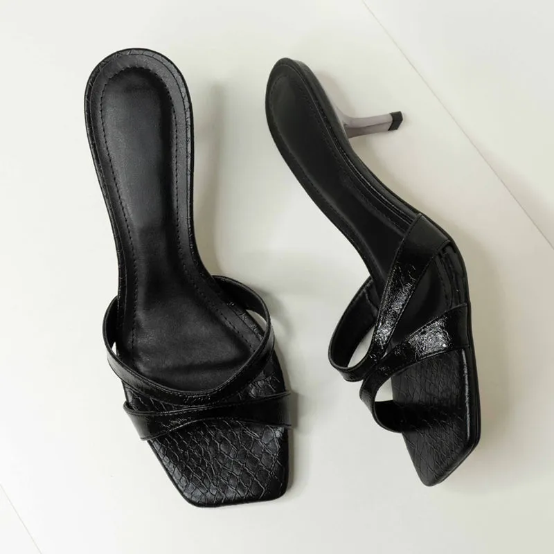 Black Kitten Heels