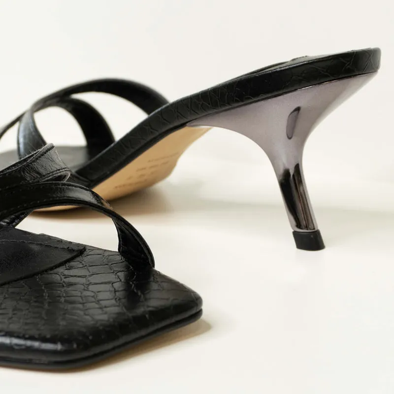 Black Kitten Heels