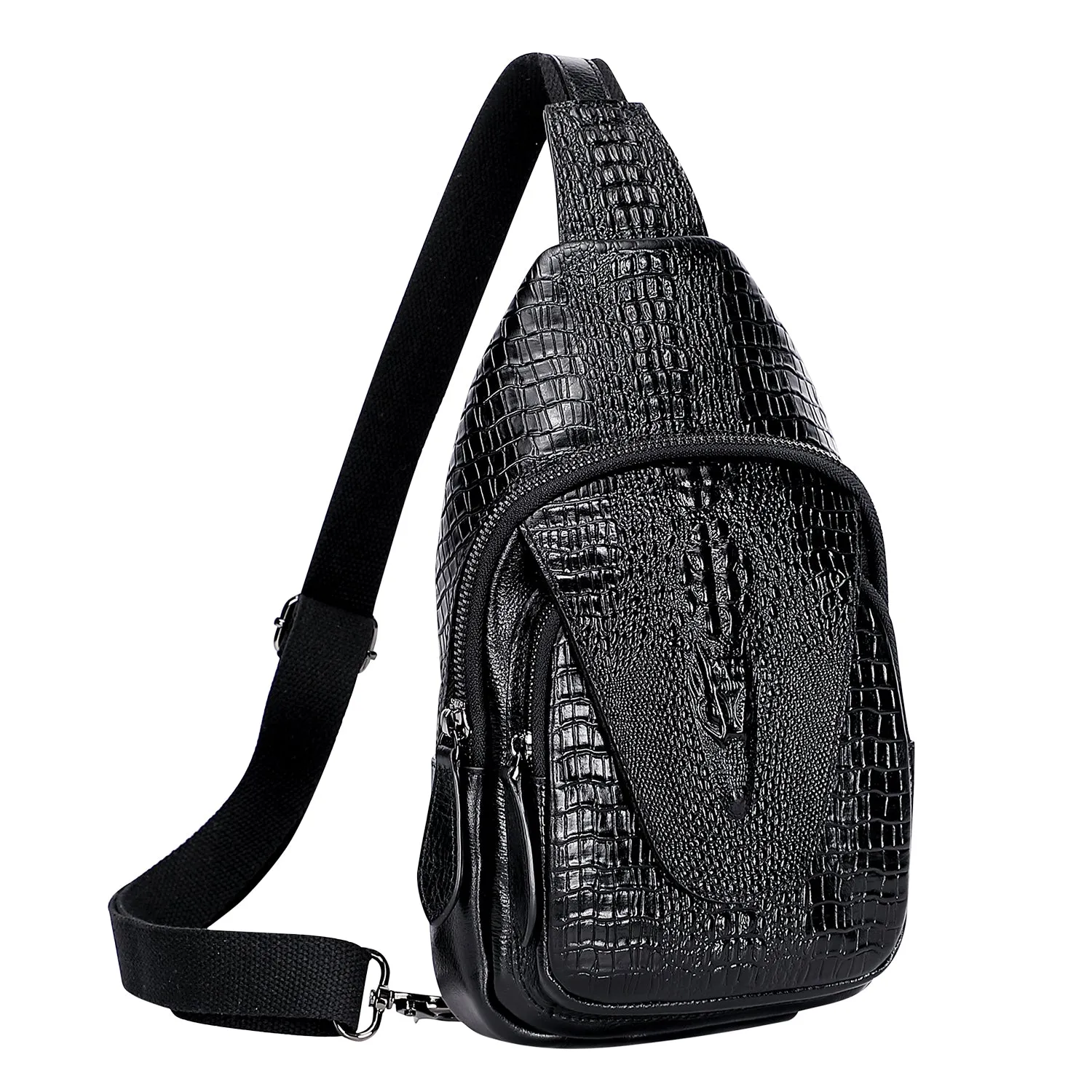 Crocodile Sling Bag Men