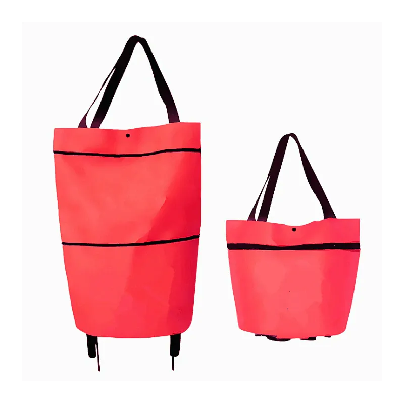 Foldable Shopping Trolley Tote Bag