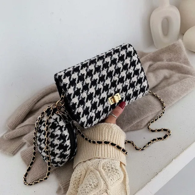 HOUNDSTOOTH BAG