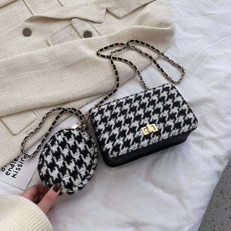 HOUNDSTOOTH BAG