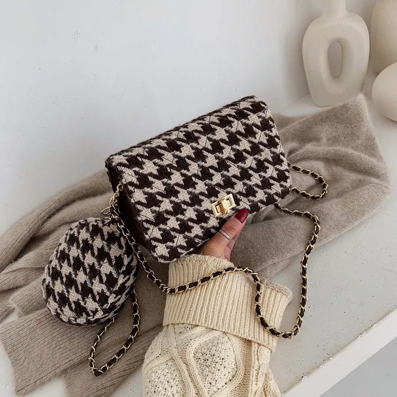 HOUNDSTOOTH BAG