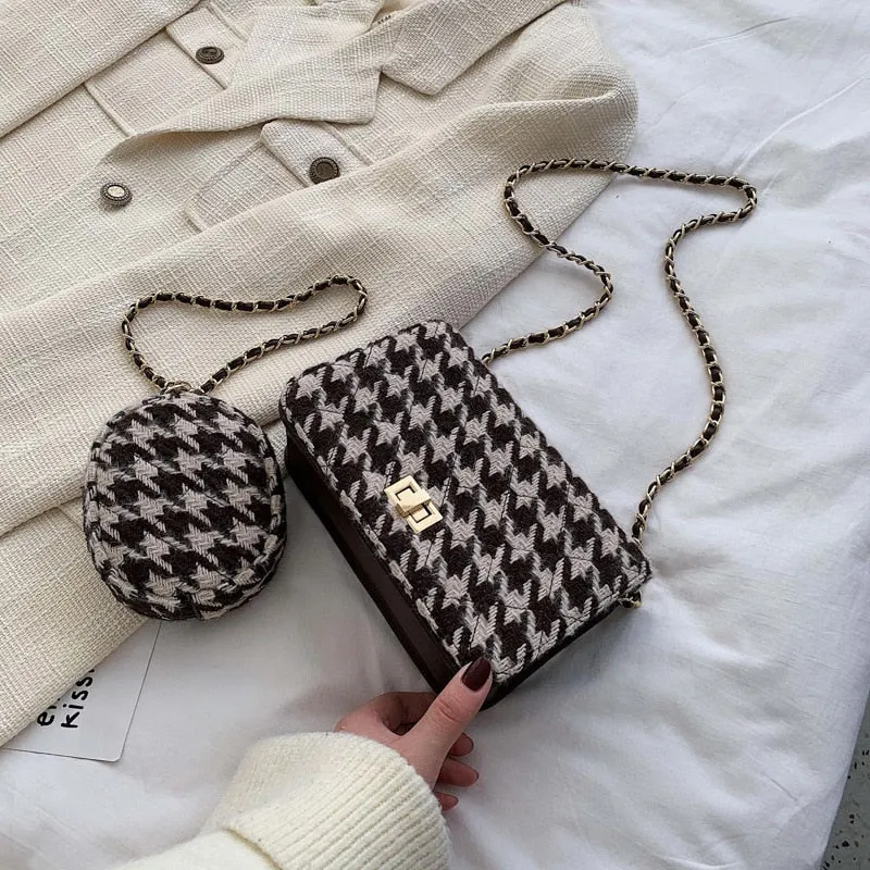 HOUNDSTOOTH BAG