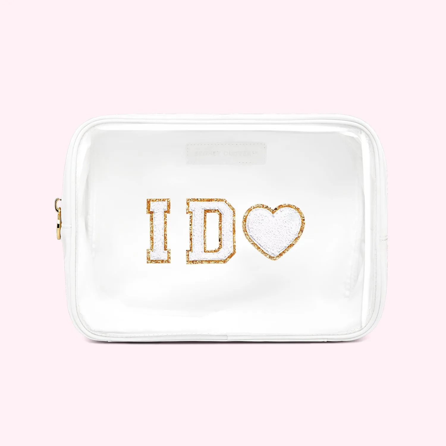I Do Clear Front Large Pouch
