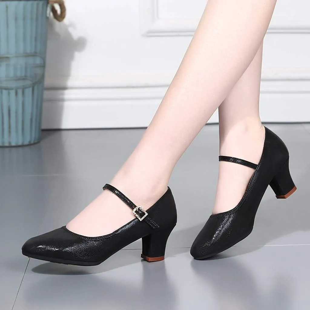 Latin Single Fashion Dancing Women Shoes Dance Ballroom Prom Women's Espadrille Wedges Sandals for Women Low Heel