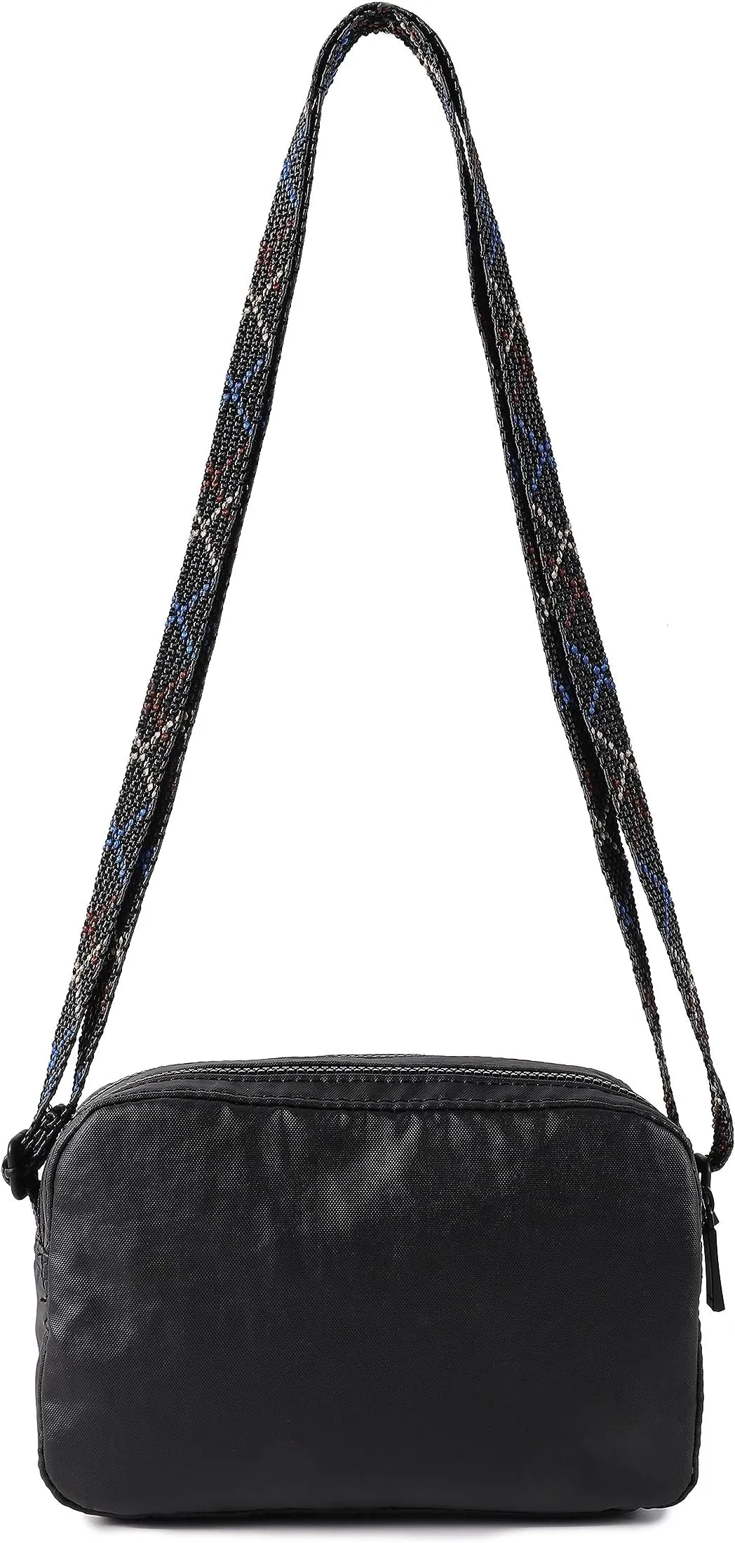 Maia Small Crossover 2 Compartment RFID Hedgren Bag in Creased Black